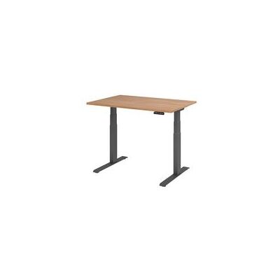 HAMMERBACHER Verstelbare Bureaublad - Walnoot - 120x80cm HAMMERBACHER Verstelbare Bureaublad - Walnoot - 120x80cm