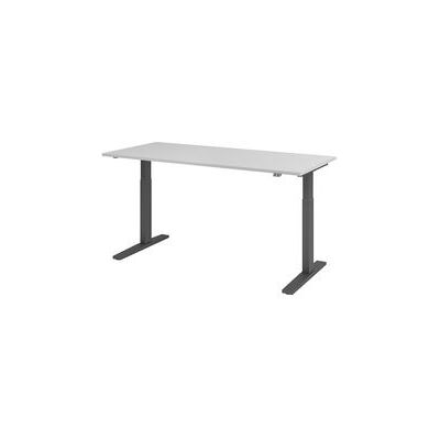 Hammerbacher Elektrisch Zit-Sta Bureau - Lichtgrijs - 180x80 cm Hammerbacher Elektrisch Zit-Sta Bureau - Lichtgrijs - 180x80 cm