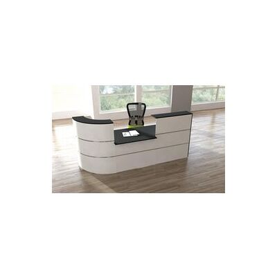 Kerkmann Cento 5 Wit/Antraciet Bureau - Kantoormeubilair Kerkmann Cento 5 Wit/Antraciet Bureau - Kantoormeubilair