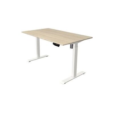 Kerkmann Move 1 Elektrisch Verstelbare Bureau - Rechthoekig Eiken - Wit T-vormige voet Kerkmann Move 1 Elektrisch Verstelbare Bureau - Rechthoekig Eiken - Wit T-vormige voet