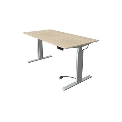 Kerkmann Move 3 Elektrisch Zit-Sta Bureau - Zilver/Esdoorn Kerkmann Move 3 Elektrisch Zit-Sta Bureau - Zilver/Esdoorn