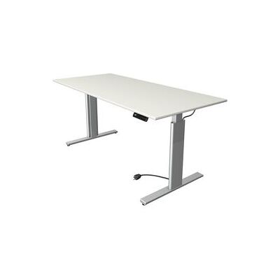 Kerkmann Move 3 hoogteverstelbaar bureau - Wit & Zilver, 180x80 cm Kerkmann Move 3 hoogteverstelbaar bureau - Wit & Zilver, 180x80 cm