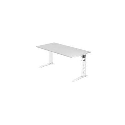 HAMMERBACHER US16 In hoogte verstelbaar bureau - Wit 160x80 cm HAMMERBACHER US16 In hoogte verstelbaar bureau - Wit 160x80 cm