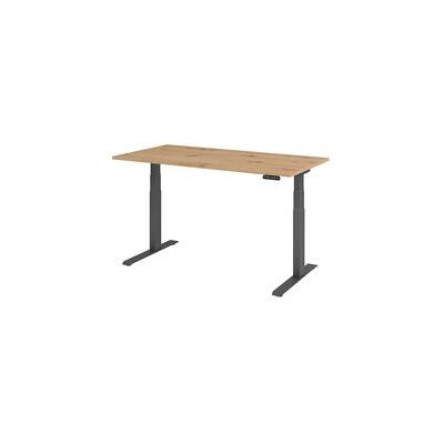 hjh OFFICE PRO XDKB 160x80 Elektrisch verstelbaar bureau - Eik hjh OFFICE PRO XDKB 160x80 Elektrisch verstelbaar bureau - Eik