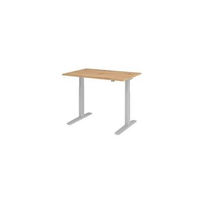 HAMMERBACHER Model XMKA12 Verstelbare Bureaublad - Eiken, C-Vorm, 120x80 cm HAMMERBACHER Model XMKA12 Verstelbare Bureaublad - Eiken, C-Vorm, 120x80 cm