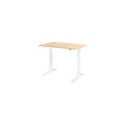 Hammerbacher Elektrisch Zit-Sta Bureau - Wit - 120x80cm Hammerbacher Elektrisch Zit-Sta Bureau - Wit - 120x80cm