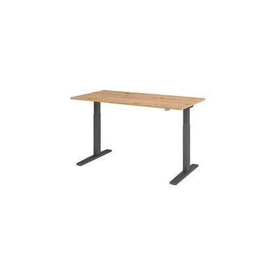 Hammerbacher Elektrisch Zit-Sta Bureau - FSC-Gelificeerd Hout Hammerbacher Elektrisch Zit-Sta Bureau - FSC-Gelificeerd Hout