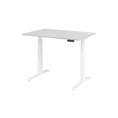 Hammerbacher XDKB12 Elektrisch verstelbaar bureau - Wit C-frame, 120x80cm Hammerbacher XDKB12 Elektrisch verstelbaar bureau - Wit C-frame, 120x80cm