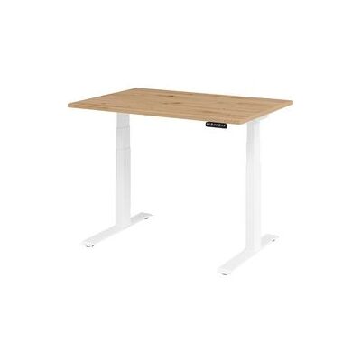 Verstelbaar bureau HAMMERBACHER - 120x80cm, Wit, Elektrisch Verstelbaar bureau HAMMERBACHER - 120x80cm, Wit, Elektrisch