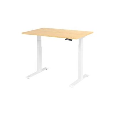 Hammerbacher Elektrisch Zit-Sta Bureau - Esdoorn - 120x80 cm Hammerbacher Elektrisch Zit-Sta Bureau - Esdoorn - 120x80 cm
