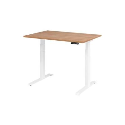 HAMMERBACHER Verstelbaar bureau - FSC Walnoot - Elektrisch, 120x80cm HAMMERBACHER Verstelbaar bureau - FSC Walnoot - Elektrisch, 120x80cm