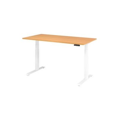 HAMMERBACHER XDKB16 Elektrisch verstelbaar bureau - Wit, 160x80 cm HAMMERBACHER XDKB16 Elektrisch verstelbaar bureau - Wit, 160x80 cm