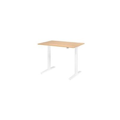 Hammerbacher Elektrisch Verstelbare Bureau - Wit C-Vorm Frame - 120x80cm Hammerbacher Elektrisch Verstelbare Bureau - Wit C-Vorm Frame - 120x80cm