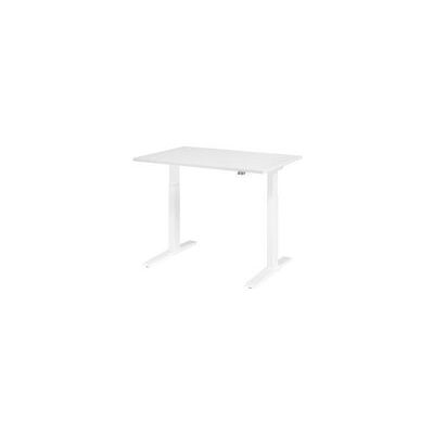 HAMMERBACHER XMKA12 Elektrisch verstelbaar bureau - Wit - Kantoormeubilair HAMMERBACHER XMKA12 Elektrisch verstelbaar bureau - Wit - Kantoormeubilair