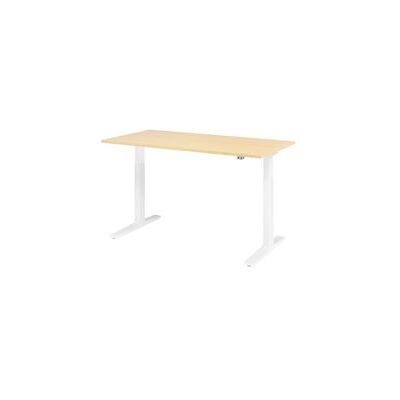 Hammerbacher Elektrisch Verstelbare Bureau - Eiken, Wit C-Vorm Voet, 160x80cm Hammerbacher Elektrisch Verstelbare Bureau - Eiken, Wit C-Vorm Voet, 160x80cm