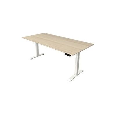 Kerkmann Move 4 Zit-Sta Bureau - Esdoorn - Wit 200x100cm Kerkmann Move 4 Zit-Sta Bureau - Esdoorn - Wit 200x100cm