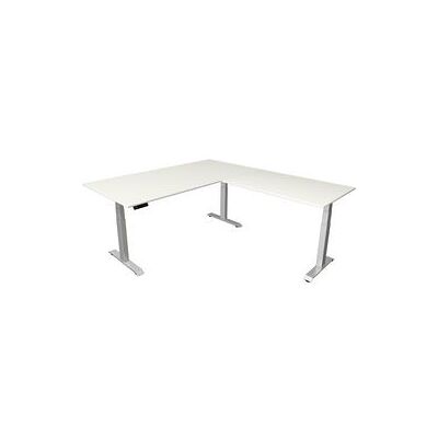 Kerkmann Move 4 Elektrisch Verstelbare Bureaublad - Wit & Zilver - 200x220cm Kerkmann Move 4 Elektrisch Verstelbare Bureaublad - Wit & Zilver - 200x220cm