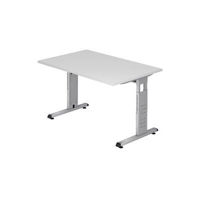 Hammerbacher OS 12 Gradeo Verstelbaar Bureau - Wit Rechthoekig Hammerbacher OS 12 Gradeo Verstelbaar Bureau - Wit Rechthoekig