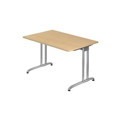 Hammerbacher Model BS12 Rechthoekig Bureau met Esdoornafwerking - Bureau Hammerbacher Model BS12 Rechthoekig Bureau met Esdoornafwerking - Bureau