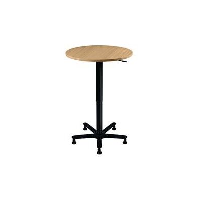 Bach Desk round height adjustable beech/black hammerer 800x720-1140mm Bach Desk round height adjustable beech/black hammerer 800x720-1140mm