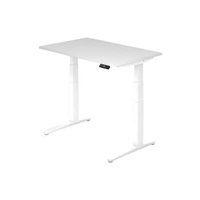 Hammerbacher Verstelbare Zit- en Sta-Bureau - Wit, 120x80 cm Hammerbacher Verstelbare Zit- en Sta-Bureau - Wit, 120x80 cm