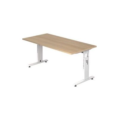 HAMMERBACHER OS 16 verstelbaar bureau wit 160x80 cm HAMMERBACHER OS 16 verstelbaar bureau wit 160x80 cm