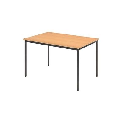 Hammerbacher Multifunctionele Tafel - FSC Zwart Staal 120x80cm Hammerbacher Multifunctionele Tafel - FSC Zwart Staal 120x80cm