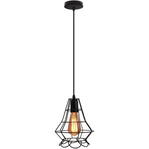 Homestyle Pro mk012-b industriële hanglamp 19x22 cm zwart/metaal Homestyle Pro mk012-b industriële hanglamp 19x22 cm zwart/metaal