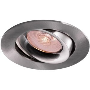Enzo Thorgeon led inbouwspot 8,2w dimtowarm 96mm rond verstelbaar geschuurd staal - led4682 Enzo Thorgeon led inbouwspot 8,2w dimtowarm 96mm rond verstelbaar geschuurd staal - led4682