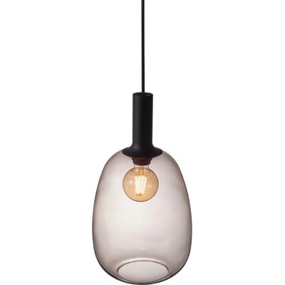 Nordlux alton 23-hanglamp-e27-smoke glas/zwart Nordlux alton 23-hanglamp-e27-smoke glas/zwart