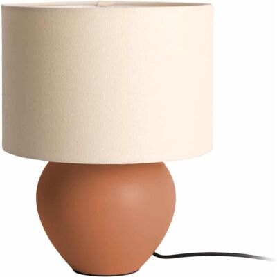 Leitmotiv tafellamp alma cone - bruin - ø23cm - scandinavisch Leitmotiv tafellamp alma cone - bruin - ø23cm - scandinavisch