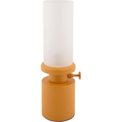 Leitmotiv tafellamp camp led - geel - 9x9x29.5cm - scandinavisch Leitmotiv tafellamp camp led - geel - 9x9x29.5cm - scandinavisch