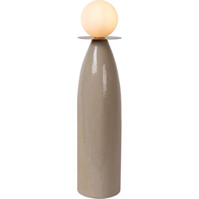 Lucide Figaro Grote Grijze Tafellamp - 12cm, 53,5cm hoog Lucide Figaro Grote Grijze Tafellamp - 12cm, 53,5cm hoog