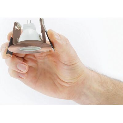 Integral mini inbouwspot koper ip65 zaagmaat 4.5cm voor mr11 gu4 of par11 gu10 ø3.5cm Integral mini inbouwspot koper ip65 zaagmaat 4.5cm voor mr11 gu4 of par11 gu10 ø3.5cm