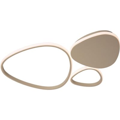 Lucide SAMLING Taupe LED Plafondlamp - Plafondlamp Lucide SAMLING Taupe LED Plafondlamp - Plafondlamp