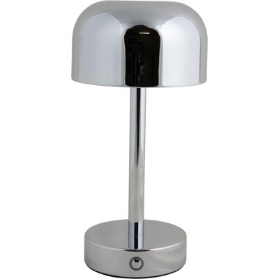 Leitmotiv tafellamp james led - zilver - 12.5x12.5x24.5cm - scandinavisch Leitmotiv tafellamp james led - zilver - 12.5x12.5x24.5cm - scandinavisch