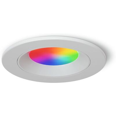 Nanoleaf essentials smart downlight eu - slimme verlichting - wifi - 16 miljoen kleuren - 76mm - wit Nanoleaf essentials smart downlight eu - slimme verlichting - wifi - 16 miljoen kleuren - 76mm - wit