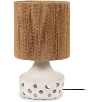 Serax Oya 02 Keramische Tafellamp - Unisex, Beige, Bruin Serax Oya 02 Keramische Tafellamp - Unisex, Beige, Bruin