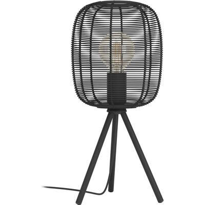 EGLO Zwarte Rinroe Tafellamp - E27 44cm EGLO Zwarte Rinroe Tafellamp - E27 44cm