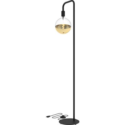 Calex u-line vloerlamp woonkamer - industrieel - staande lamp met e27 fitting - zwart - excl. lichtbron Calex u-line vloerlamp woonkamer - industrieel - staande lamp met e27 fitting - zwart - excl. lichtbron