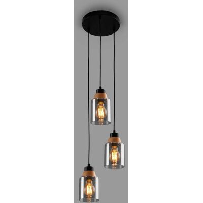 Höffner Hanglamp - 120cm Hoogte, Bruin, Kwaliteitsmaterialen - Hanglamp Höffner Hanglamp - 120cm Hoogte, Bruin, Kwaliteitsmaterialen - Hanglamp