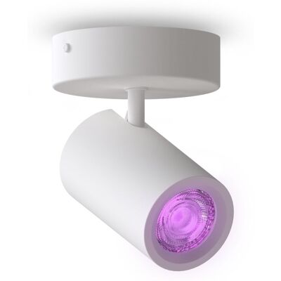 Calex smart plafondlamp - 1-lichts - slimme opbouwspot - rond - wit Calex smart plafondlamp - 1-lichts - slimme opbouwspot - rond - wit