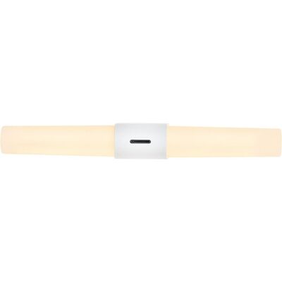 Nordlux Helva Double Basic Wandlamp Wit - Badkamer LED Lamp Nordlux Helva Double Basic Wandlamp Wit - Badkamer LED Lamp