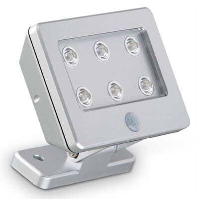 BRILONER Buiten-Sensorlamp 12cm 6x0,06W 7lm titan BRILONER Buiten-Sensorlamp 12cm 6x0,06W 7lm titan