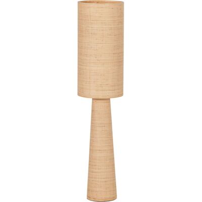 WOOOD syro vloerlamp ø 30 cm - raffia - naturel - 130x30x30 WOOOD syro vloerlamp ø 30 cm - raffia - naturel - 130x30x30