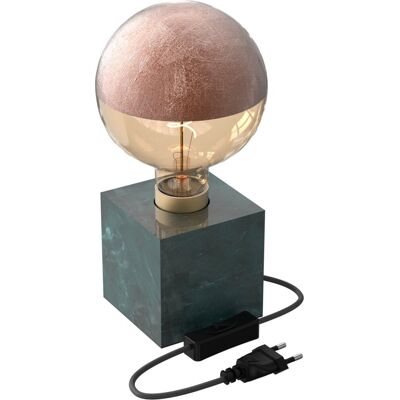 Calex tafellamp marmer vierkant - e27 - groen - excl. lichtbron Calex tafellamp marmer vierkant - e27 - groen - excl. lichtbron