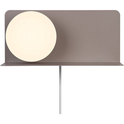 Nordlux lilibeth-wandlamp-e14-opaal glas-bruin Nordlux lilibeth-wandlamp-e14-opaal glas-bruin