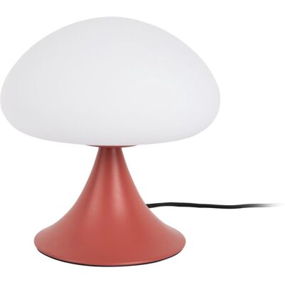 Leitmotiv tafellamp hongo - rode oker - ø20cm - scandinavisch Leitmotiv tafellamp hongo - rode oker - ø20cm - scandinavisch