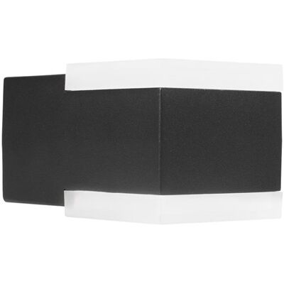 Smartwares OOL-50020 Zwarte Buitenwandlamp - LED 8W Smartwares OOL-50020 Zwarte Buitenwandlamp - LED 8W