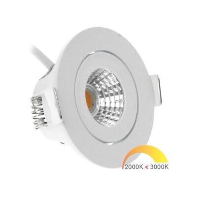 Enzo Ecodim led inbouwspot 5w dimtowarm 62mm 36gr rond verstelbaar wit - led4730 Enzo Ecodim led inbouwspot 5w dimtowarm 62mm 36gr rond verstelbaar wit - led4730